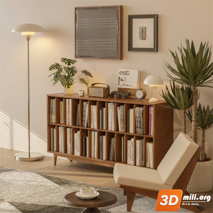 Bookcase Skp Files